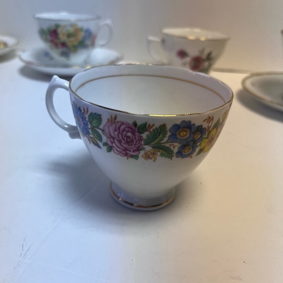 Single Teacup Royal Vale Bone China England  English Tea Cup Bone China Pedestal - Picture 2 of 5